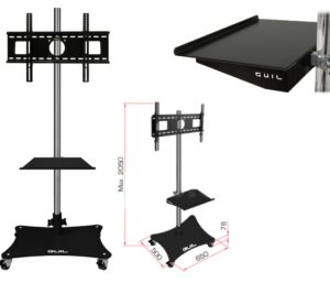 Mobilny mini stojak do monitora lub TV (42") (PTR-25)