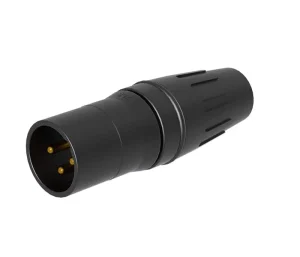 SEETRONIC SCHM3-B WTYK XLR 3-PIN MĘSKI Czarny
